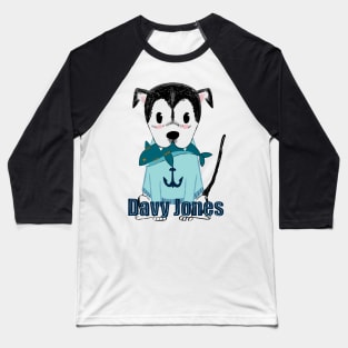 Seattle Kraken Davy Jones Team Dog Baseball T-Shirt